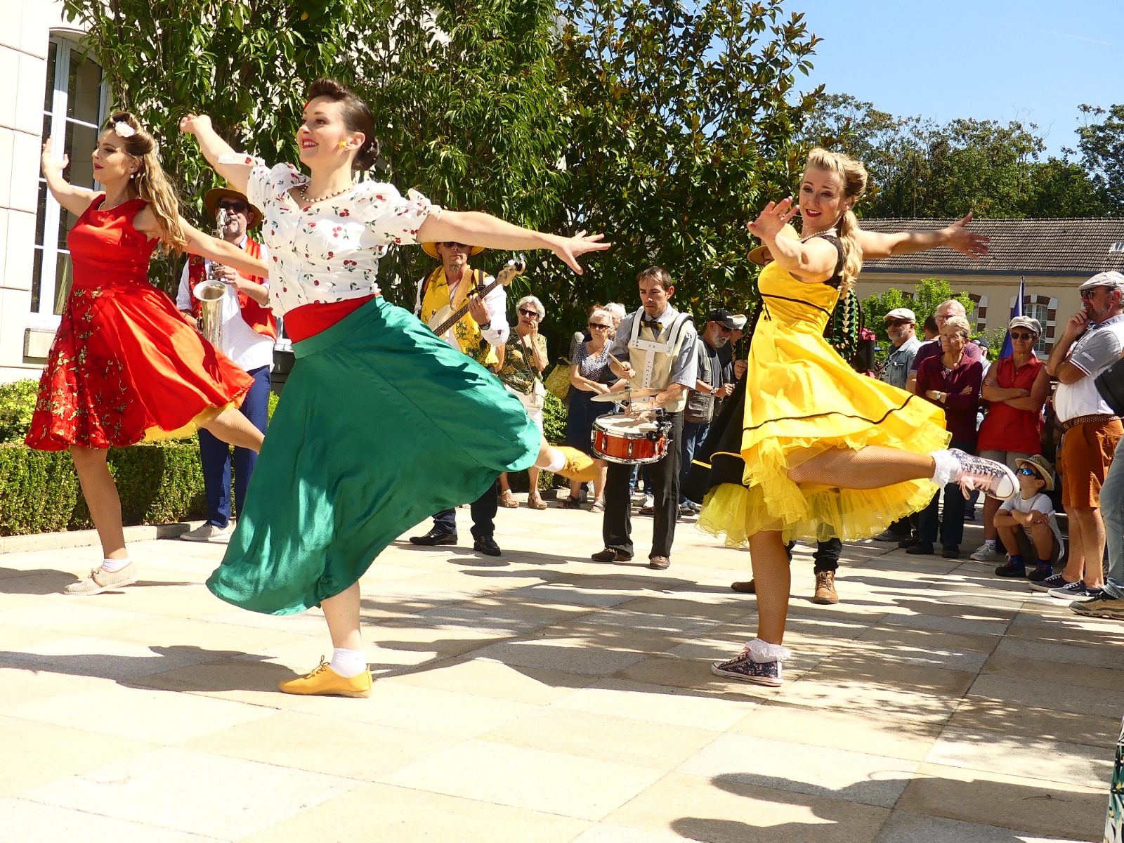 Groupe de jazz, swing, funk avec danse